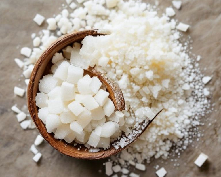 Natural vs refined sugar comparison