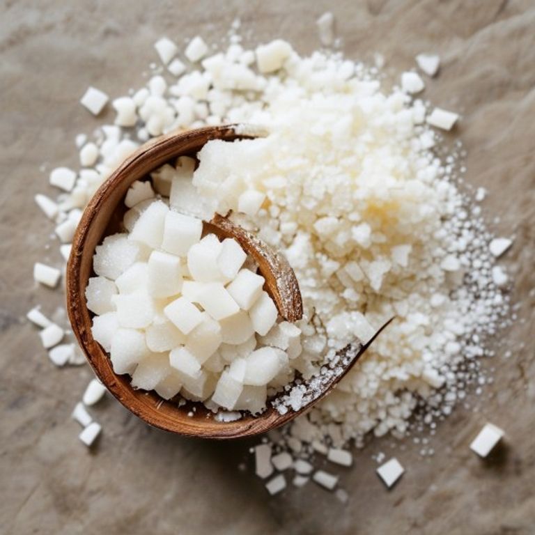 Natural vs refined sugar comparison