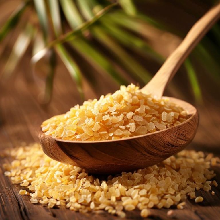 Coconut palm sugar natural sweetener