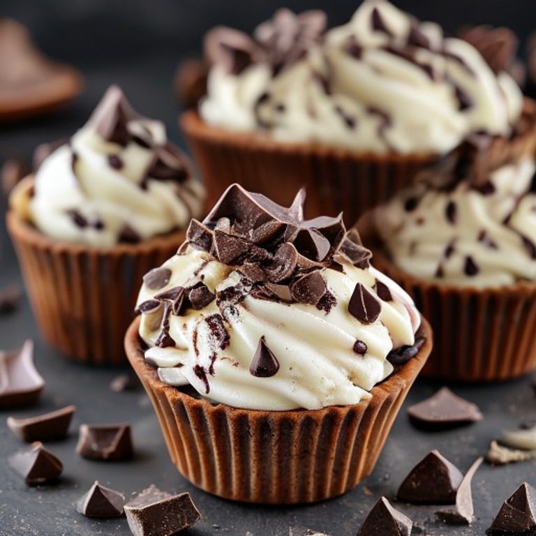Brownie crisp ice cream crunch cups