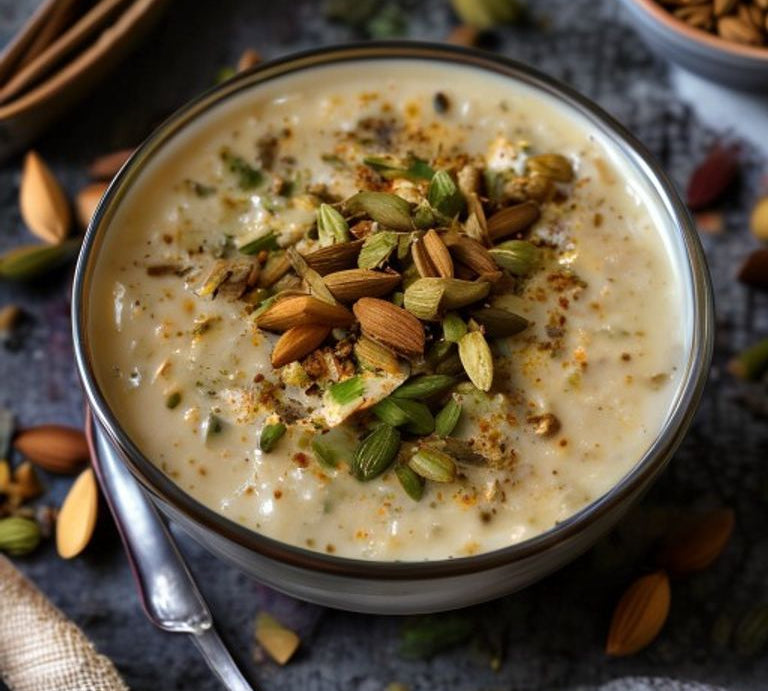Masala Chai Almond Crunch Kheer