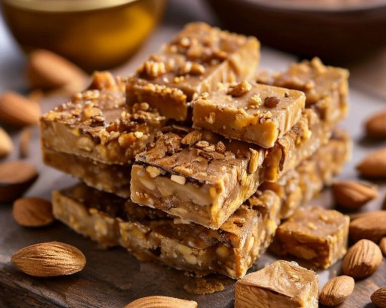Masala Chai Almond Crunch Granola Bars