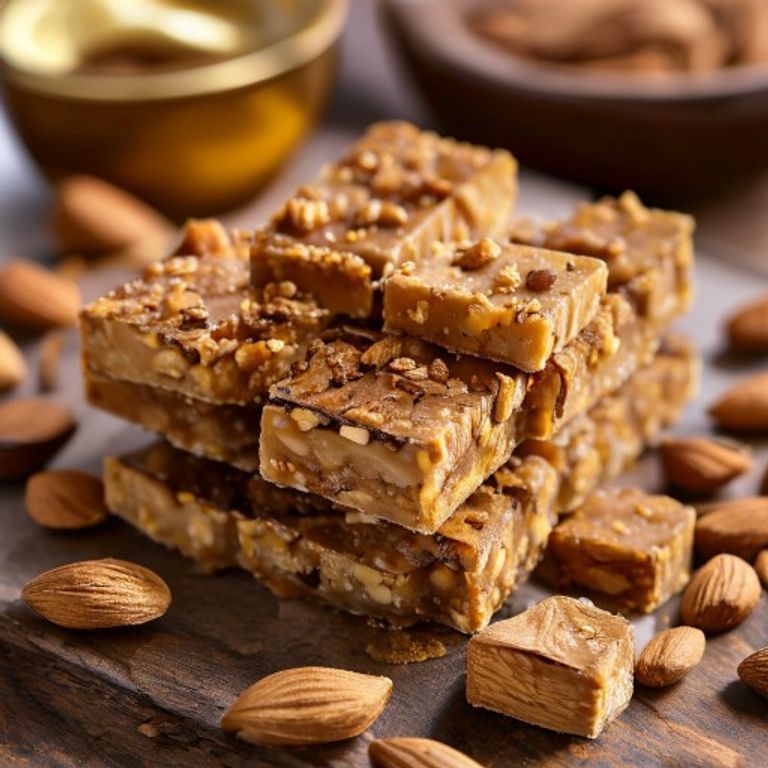 Masala Chai Almond Crunch Granola Bars