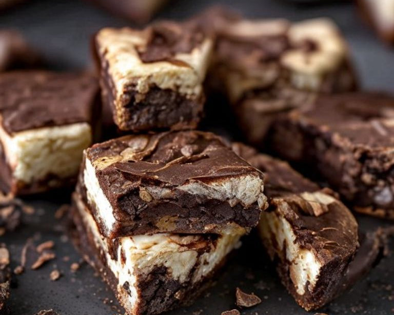 Brownie Crisp S'mores Bites