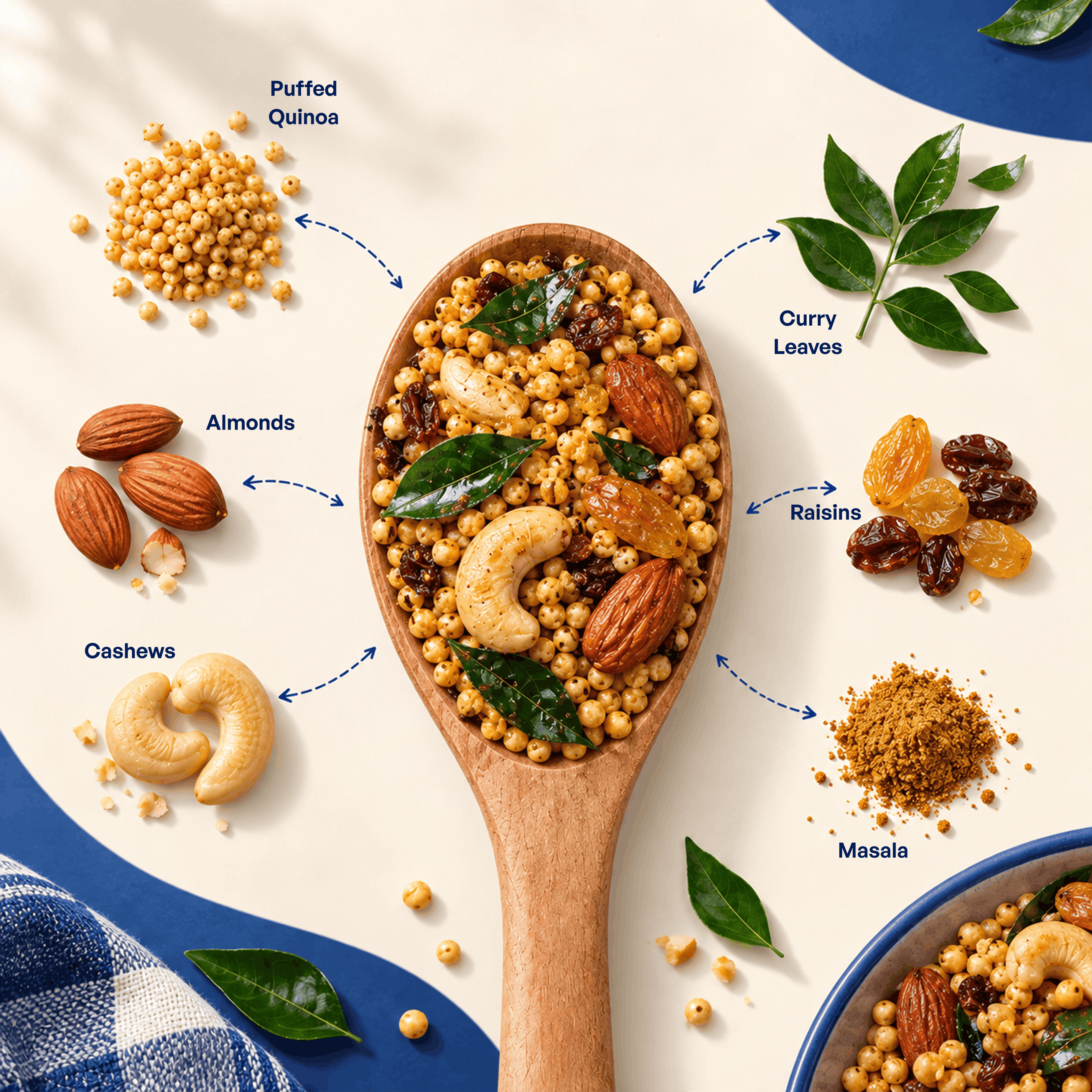 Quinoa Chivda